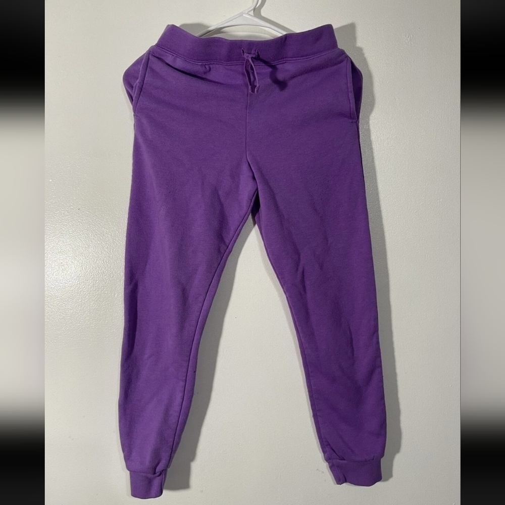 Girl's Purple Sweatpants - Extremely Me - Purple - 14